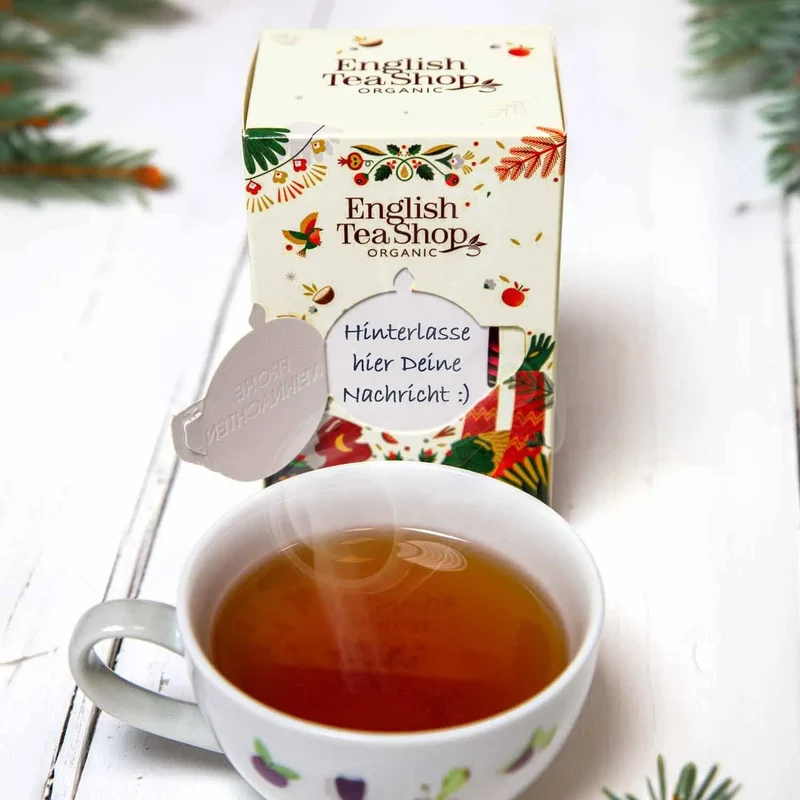 ETS Tea Gift "Merry Christmas", ORGANIC 20 Bags 5 Varieties