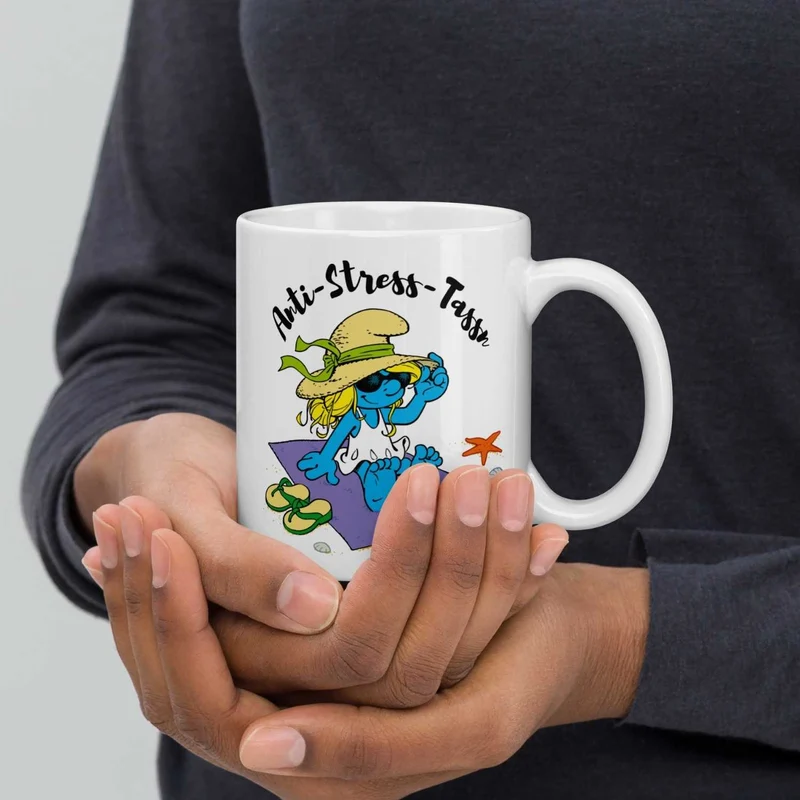 ®Die Schlümpfe Tasse "Anti Stress Damen"