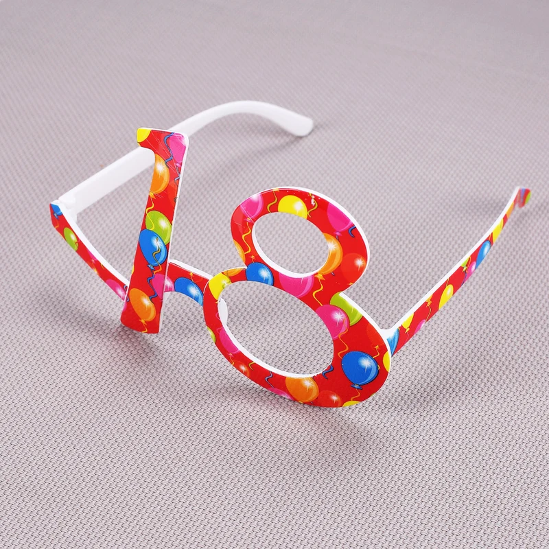 Rote Party Brille - 18