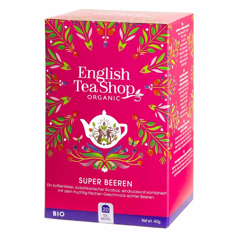 Super Berries Tee – Fruchtiger Kräutertee, 20 Teebeutel