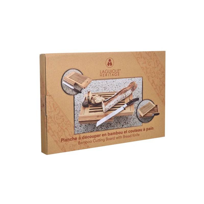 LAGUIOLE HERITAGE Bread Knife and Board