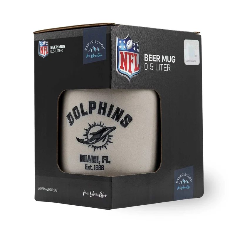 ®NFL PREMIUM Teamkrug "Miami Dolphins"