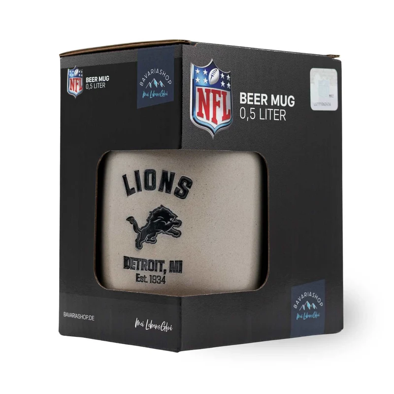 ®NFL PREMIUM Teamkrug "Detroit Lions"