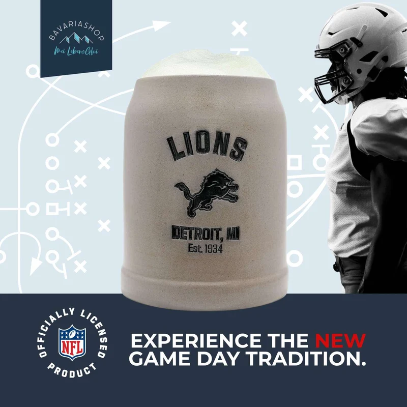 ®NFL PREMIUM Teamkrug "Detroit Lions"