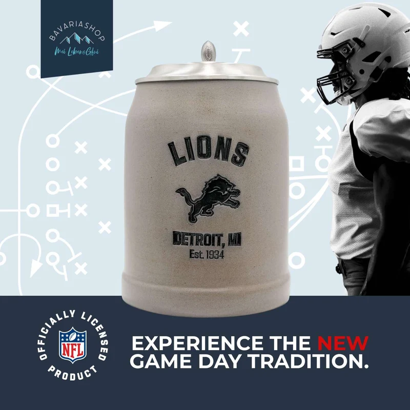 ®NFL PREMIUM Teamkrug "Detroit Lions"
