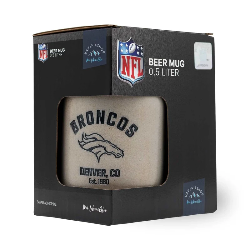 ®NFL PREMIUM Teamkrug "Denver Broncos"