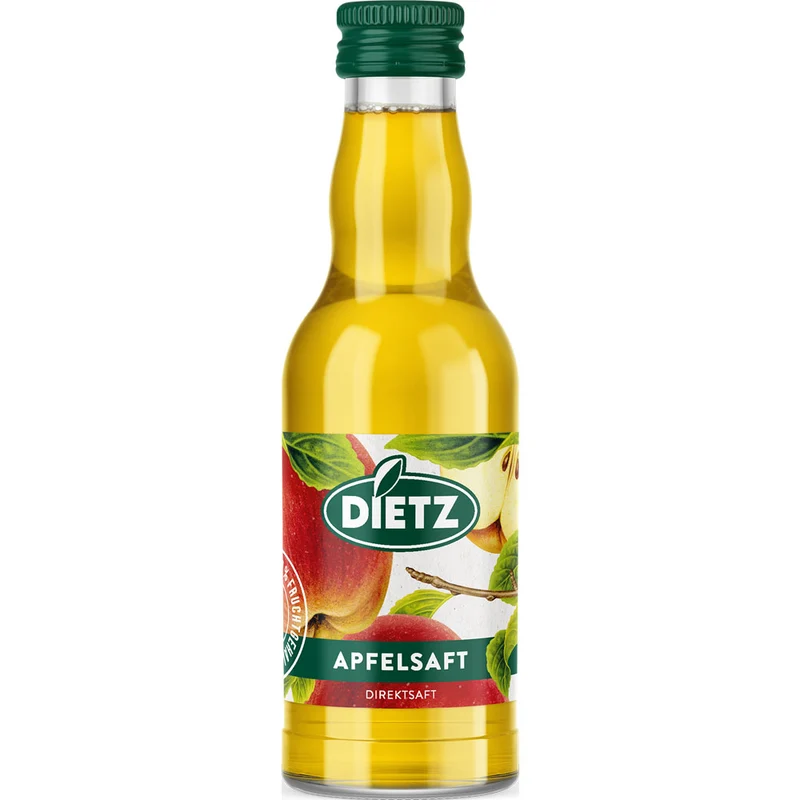 Dietz Apfelsaft klar 12x 0,2 Liter (MEHRWEG)