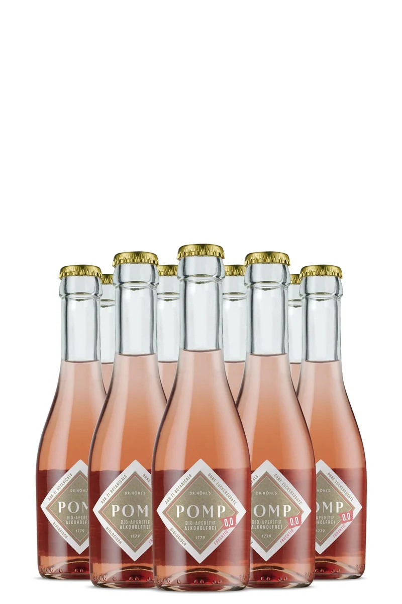 POMP Bio-Aperitif 0,0 alkoholfrei Fruchtig Mini Kiste