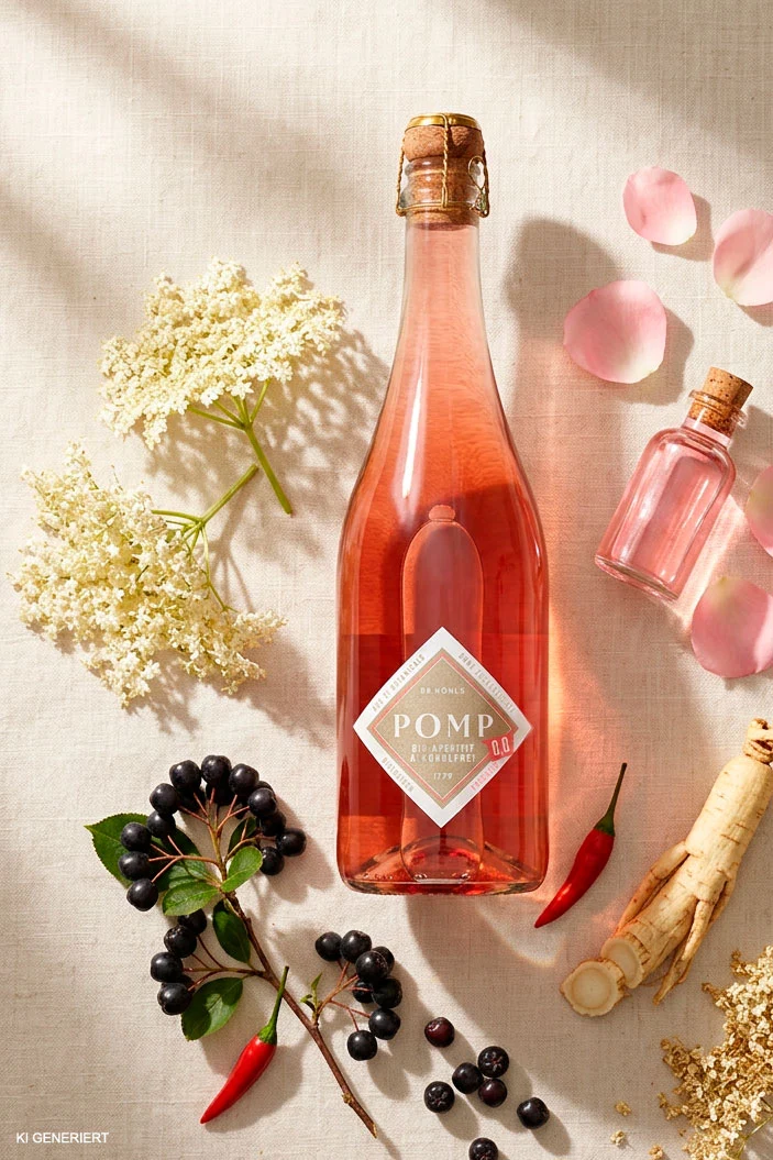 POMP Bio-Aperitif 0,0 alkoholfrei Fruchtig Mini Kiste