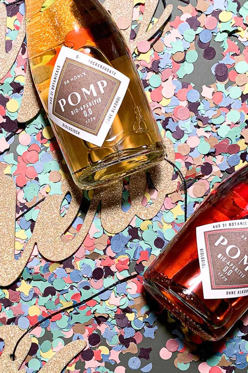 POMP Bio-Aperitif 0,0 alkoholfrei Fruchtig Mini Kiste