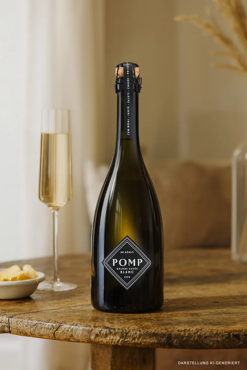 Gourmet Geschenkbox „Frohe Weihnachten“ Blanc Cuvée Duo