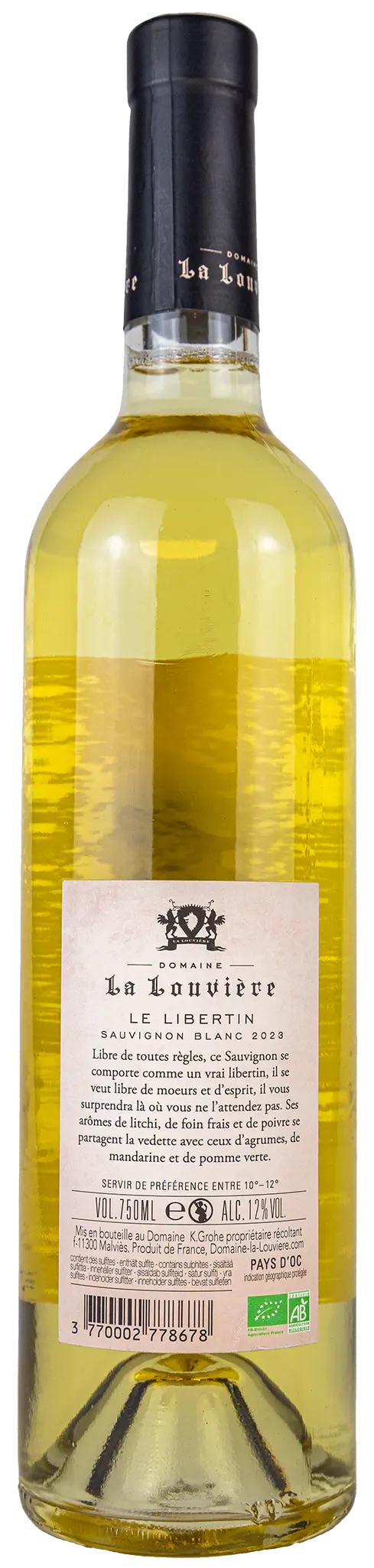 Domaine La Louvière 'Le Libertin' 2023