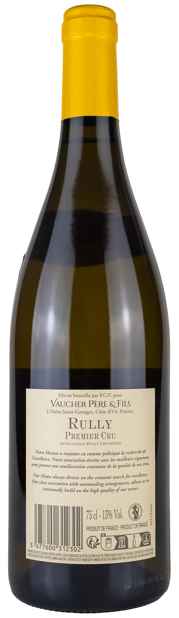 Vaucher Père & Fils 'Rully 1er cru' 2022