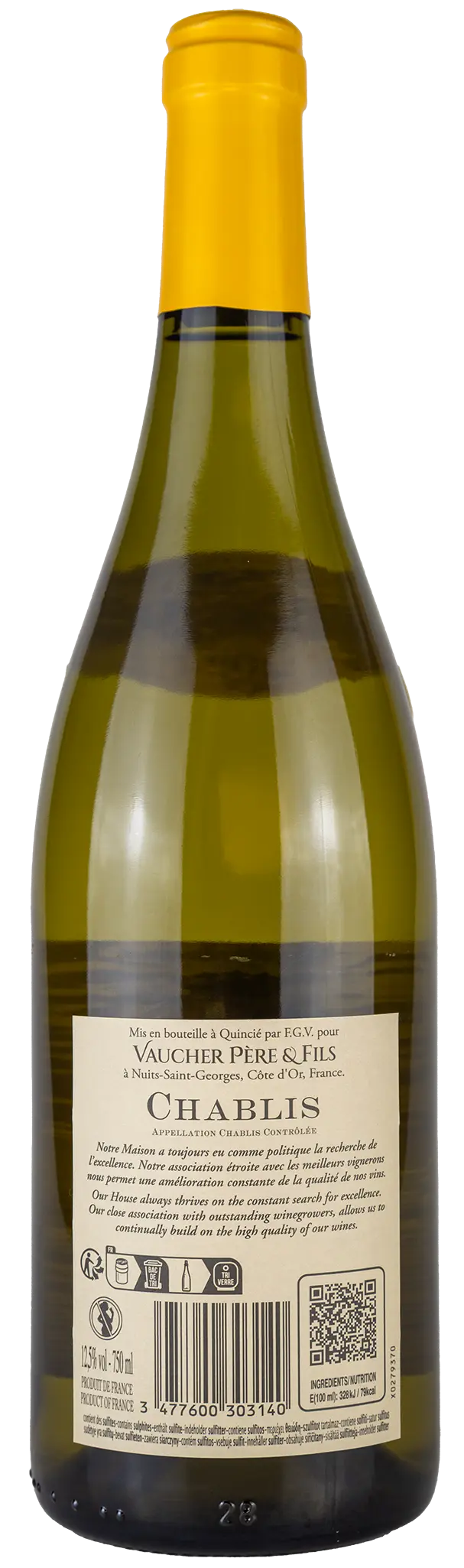 Vaucher Père & Fils 'Chablis' 2024