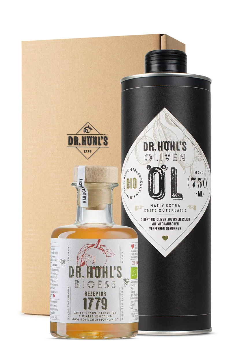 Bio Essig- und Öl-Geschenkset