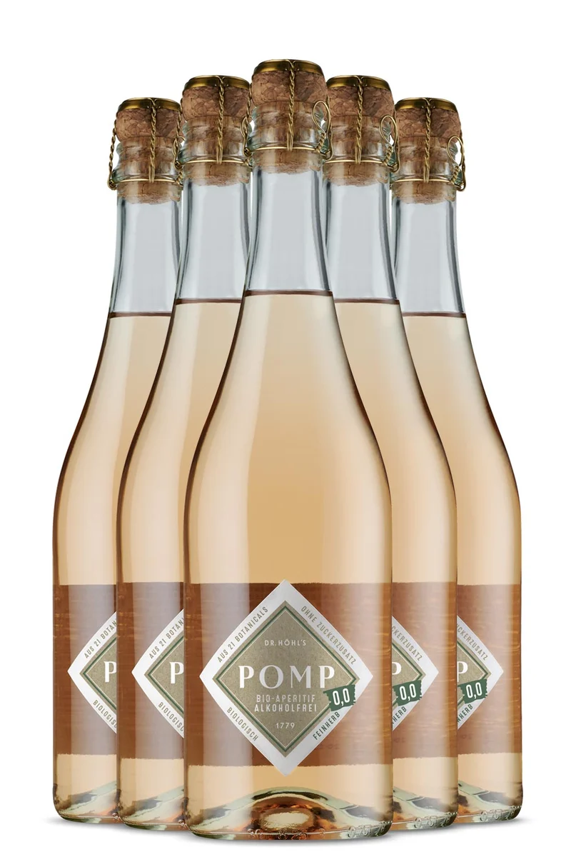 POMP Bio-Aperitif 0,0 alkoholfrei Feinherb Kiste