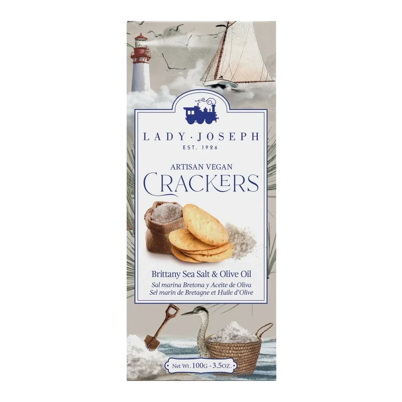 Brittany Sea Salt and Olive Oil Crackers 100g