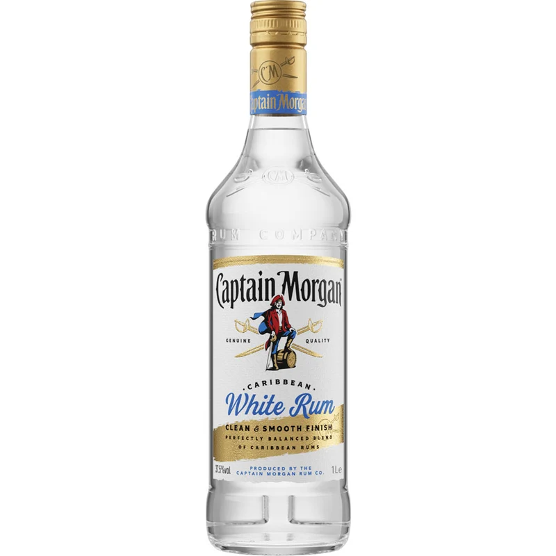 Captain Morgan White Rum 37,5% 1 Liter