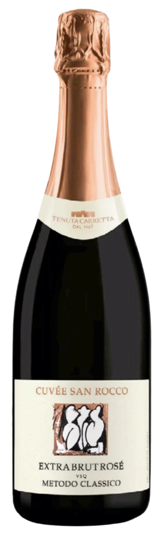 Cuvee San Rocco Extra Brut Rosé Nebbiolo d'Alba Spumante DOC