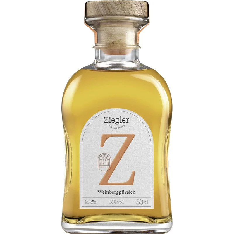 Ziegler Weinbergpfirsich Likör 18% 0,5 Liter