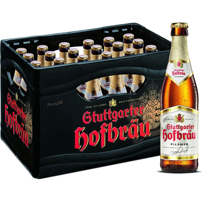 Stuttgarter Hofbräu Pilsner 24x 0,33 Liter (MEHRWEG)