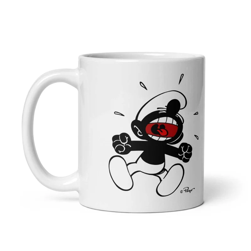 ®Die Schlümpfe Tasse "Himme Herrgott"