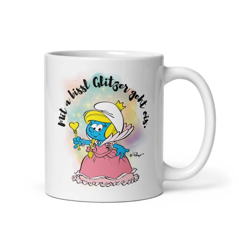 ®Die Schlümpfe Tasse "Glitzer"