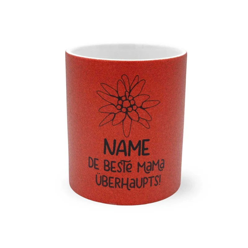 Kaffee Haferl "De beste Mama überhaupts" personalisiert