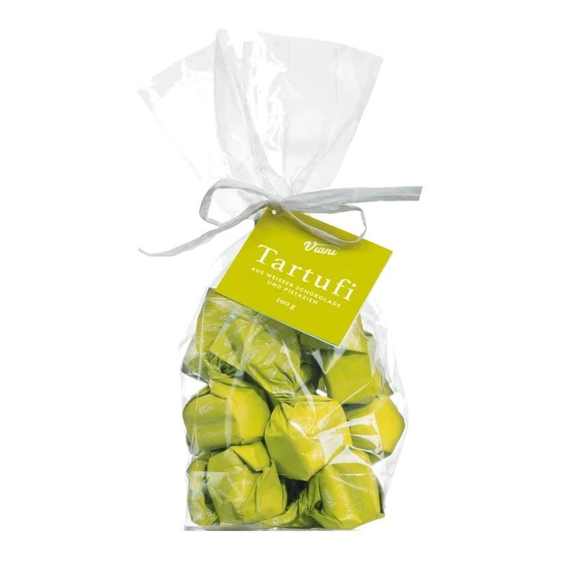 Tartufi dolci al pistacchio, sacchetto