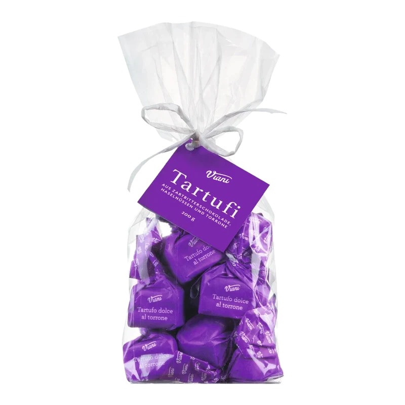 Tartufi dolci al torrone, sacchetto