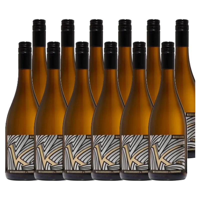 Sparpaket 12× Kesselring Chardonnay & Weißburgunder