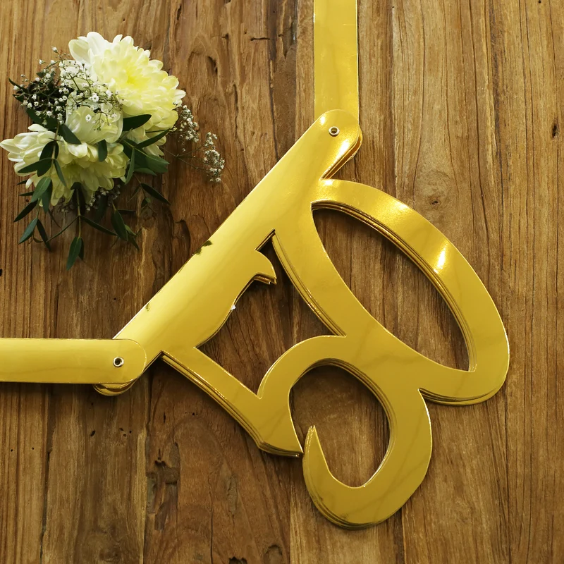 Goldene Girlande zum 50. Geburtstag