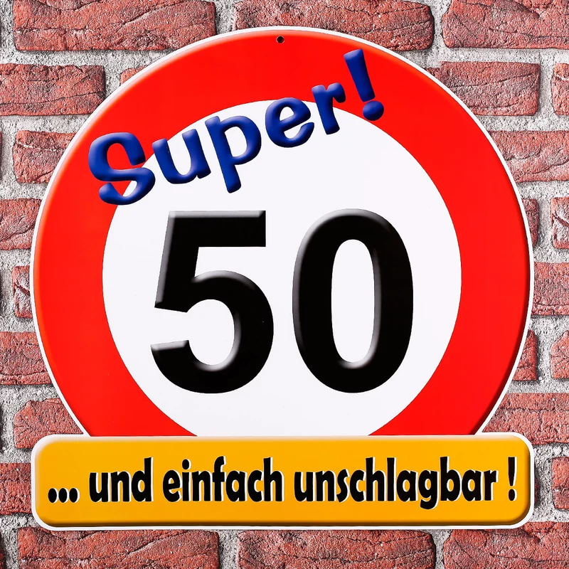 Riesiges Schild - Super 50