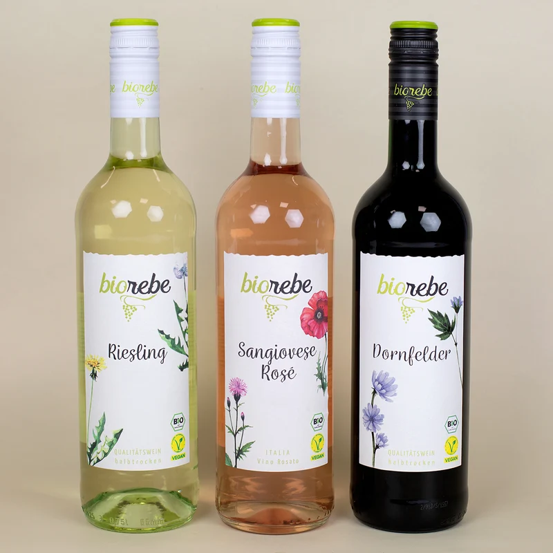 Biorebe Wein - Engel ohne Flügel - mit Ihren 4 Lieblingsfotos personalisiert