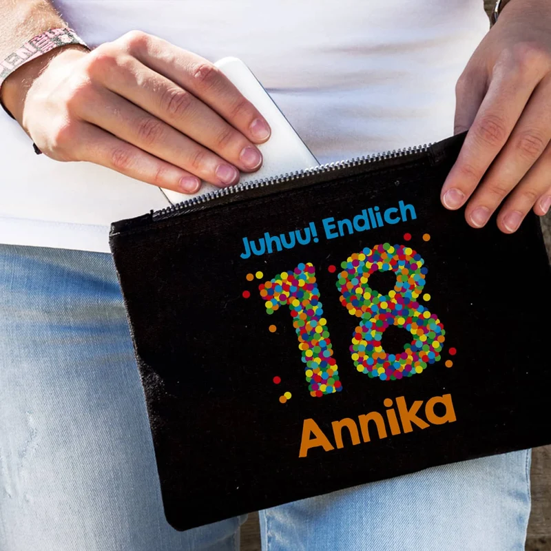 Persönliches Beautycase zum 18. Geburtstag