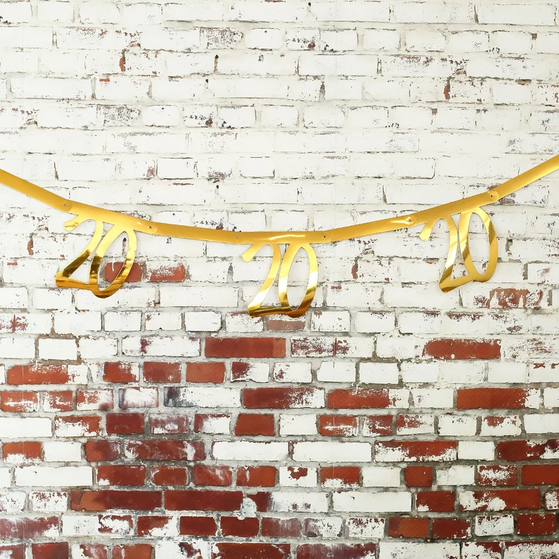 Goldene Girlande zum 20. Geburtstag