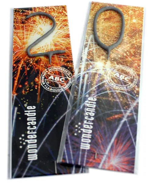 Wunderkerze als Überraschung zum 20. Geburtstag