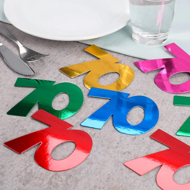 Jumbo-Konfetti zum 70.Geburtstag