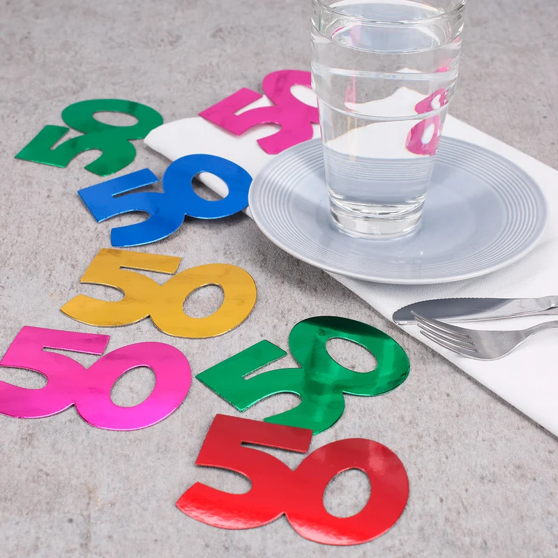 Jumbo-Konfetti zum 50.Geburtstag