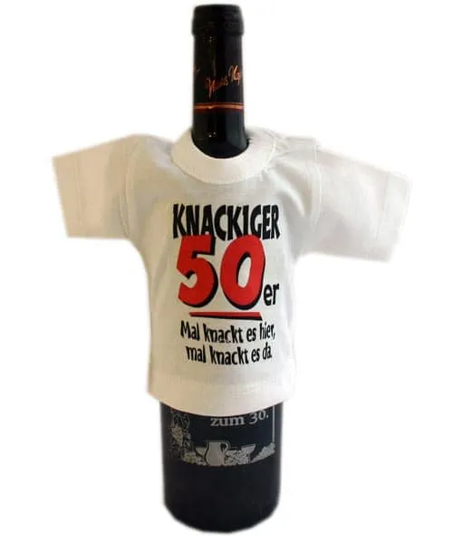 Mini- Shirt für Flaschen *Knackiger 50er*