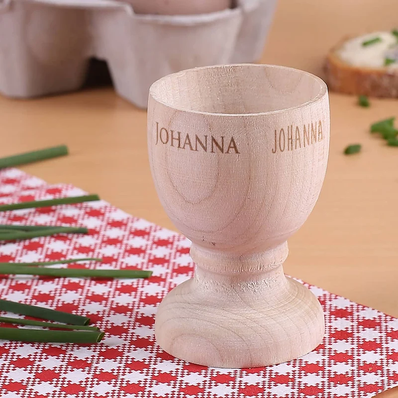 Eierbecher mit Namensgravur