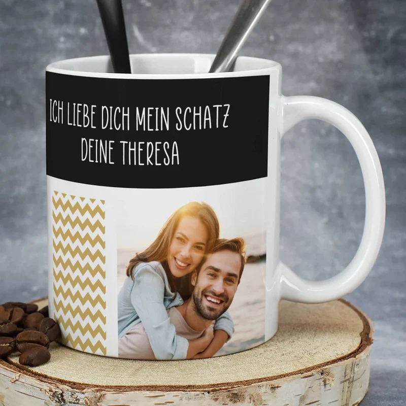 Fototasse für Papa, Opa oder Freund in 4 verschiedenen Designs