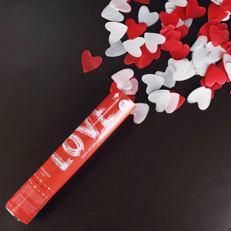 LOVE - Herzkonfetti-Kanone