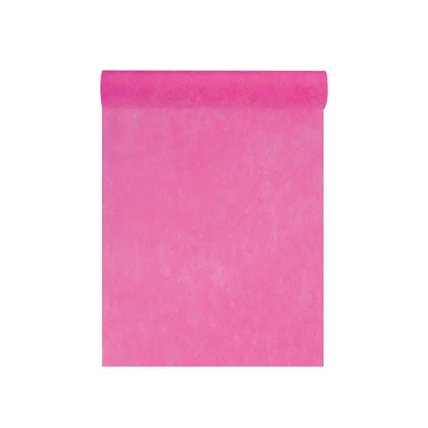 Deko Tischläufer aus Vlies in Pink - 1000 cm x 30 cm