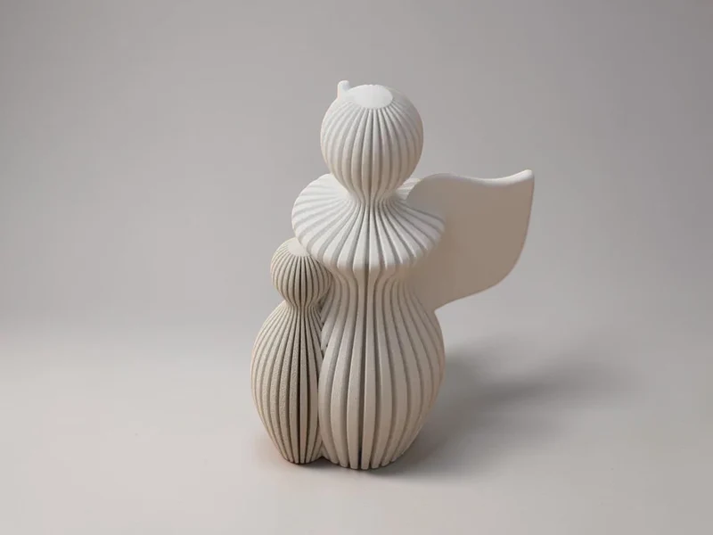 Schutzengel mit Kind Statue – Liebevolle Engel Figur als Symbol für Schutz & Geborgenheit