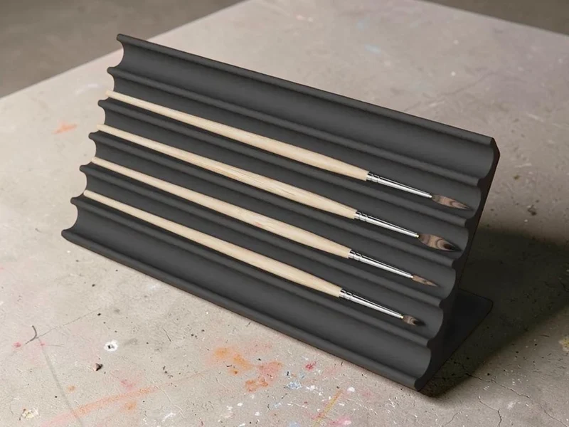 Farbpinselhalter – Minimalistischer Pinsel Organizer für Schreibtisch & Atelier