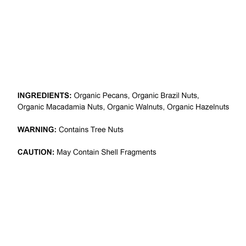 Organic Keto Raw Nuts Mix