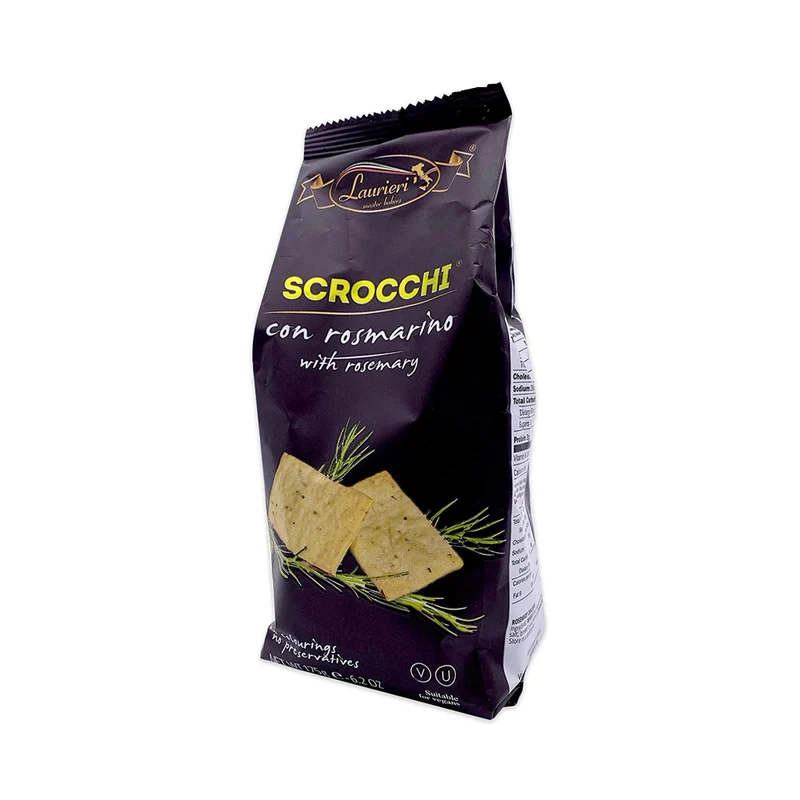 Laurieri Scrocchi Rosemary Italian Flatbread Crackers