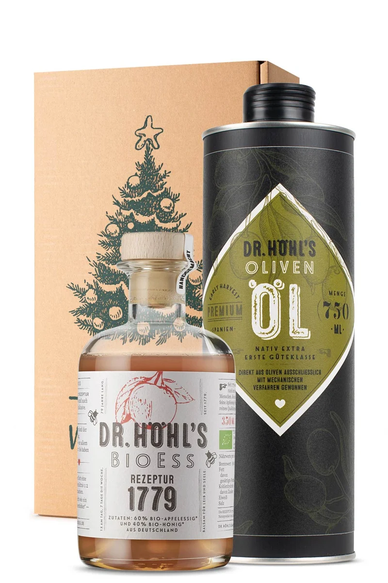 Premium Essig- und Öl Weihnachts­geschenk