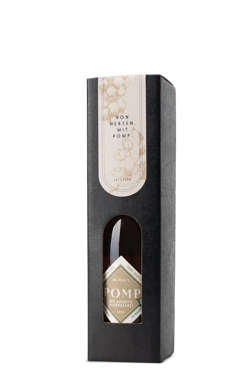 Kleines alkoholfreies Geschenk Bio-Aperitif Feinherb